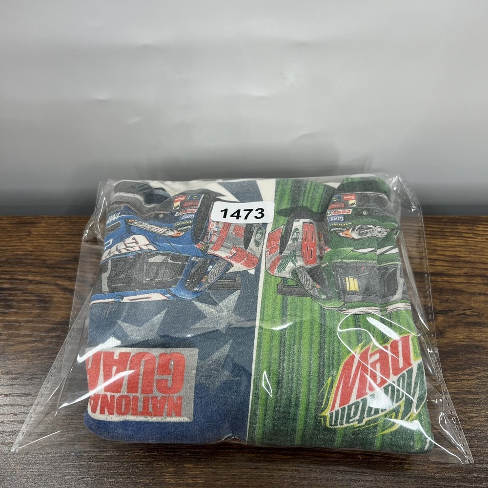 Dale Earnhardt Jr Shirt Mens 2XL White NASCAR Racing 88 National Guard Vintage - Picture 13 of 13